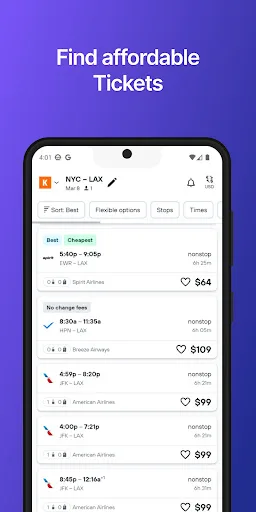 Low Fare Flights・Cheap Flights screenshot 3