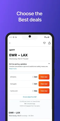 Low Fare Flights・Cheap Flights screenshot 4