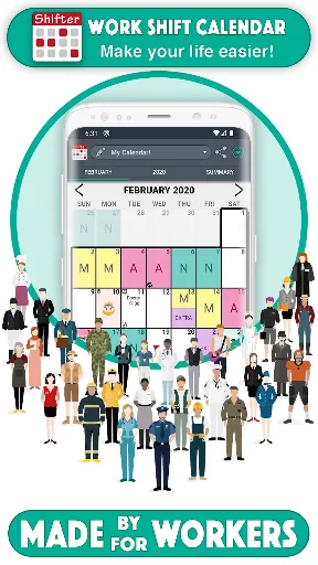 Work Shift Calendar screenshot 1