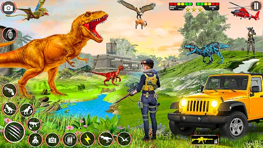 Dino Hunter Gun Shooting Games screenshot 4