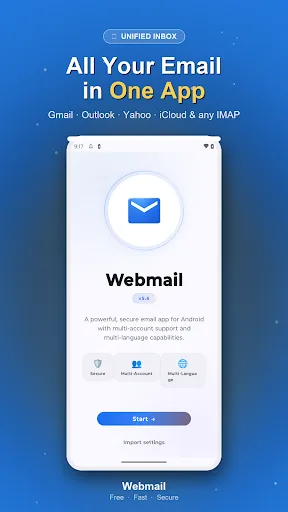 Webmail - All Email in One screenshot 1