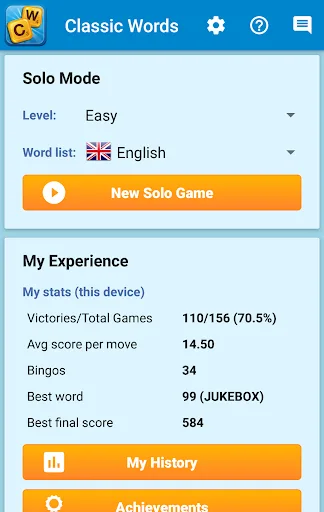 Classic Words Plus screenshot 5