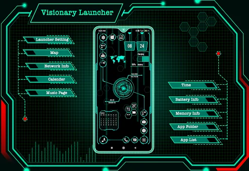 Visionary Launcher Pro-Applock screenshot 1