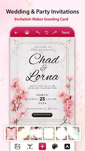 Wedding Invitation Card Maker screenshot 3