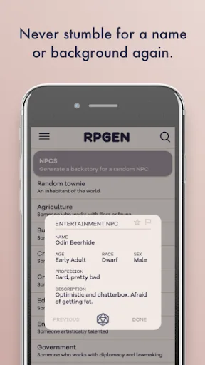 RPGen screenshot 3