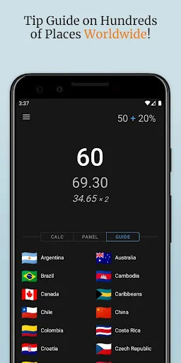 Tax, Tip, Travel & Splits Calc screenshot 4