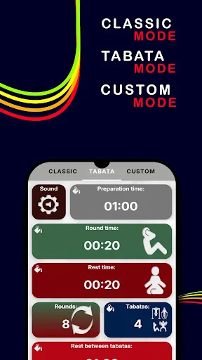 Interval Timer: Tabata HIIT screenshot 2