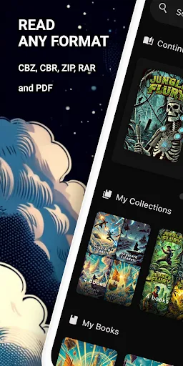 Comic Reader CBR, CBZ & PDF screenshot 1
