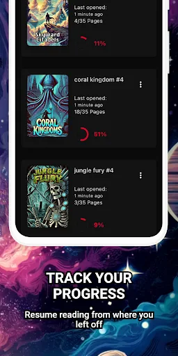 Comic Reader CBR, CBZ & PDF screenshot 4