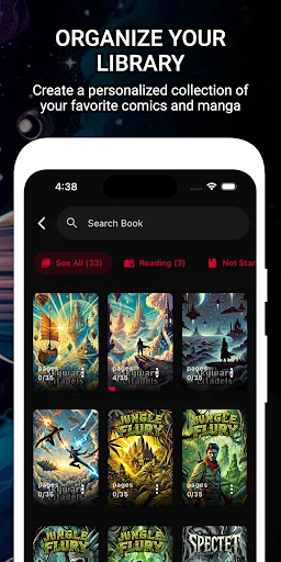 Comic Reader CBR, CBZ & PDF screenshot 5