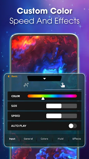 Magic Fluid live wallpaper 4D screenshot 5