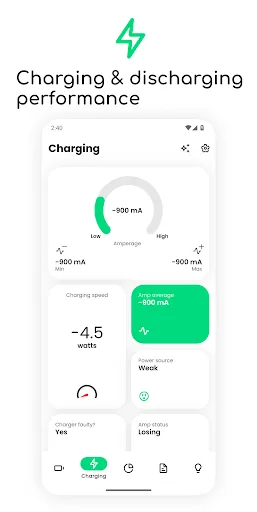 Electron: battery health info screenshot 2