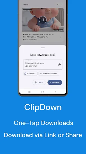 ClipDown: Media Downloader screenshot 1
