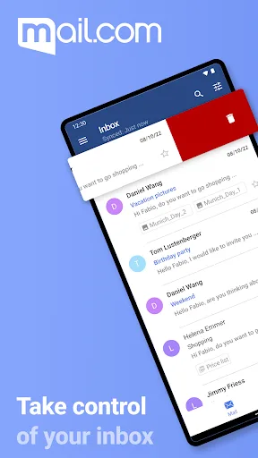 mail.com: Email app & Cloud screenshot 1