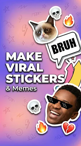 Sticker Maker: Meme WASticker screenshot 1
