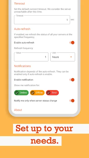IMSO: server status monitoring screenshot 4