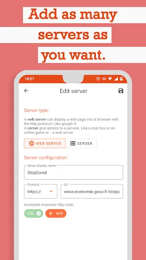 IMSO: server status monitoring screenshot 5