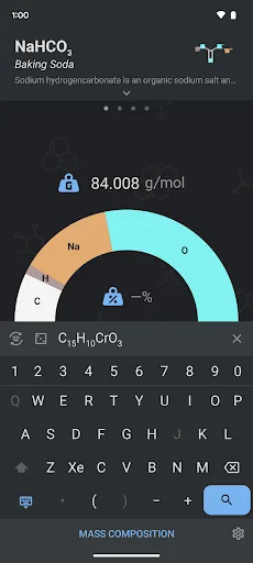 QuickChem: Chemistry Calc screenshot 1