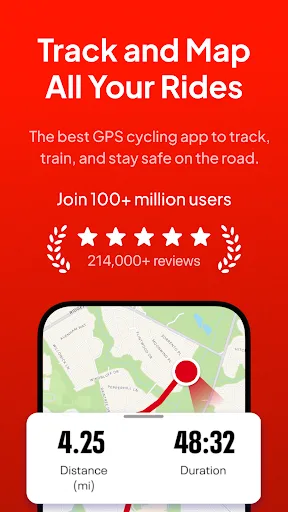 Map My Ride With GPS Tracker screenshot 1