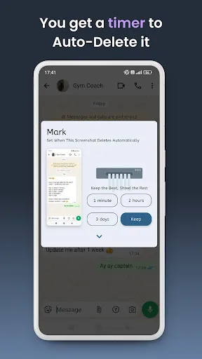 Mark - Auto Screenshot deleter screenshot 2