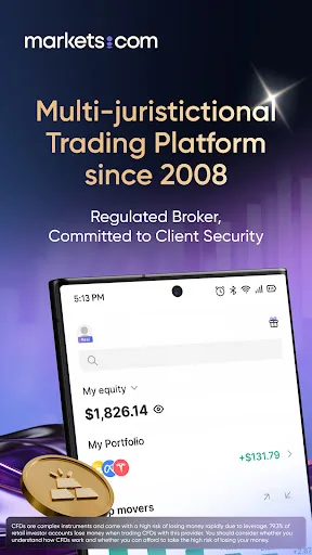 markets.com Trading App screenshot 1