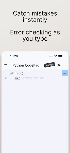 Python Coding Editor & IDE App screenshot 3