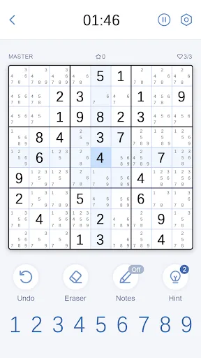 Sudoku Master! screenshot 2