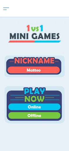 1 vs 1 Minigames: Online games screenshot 1