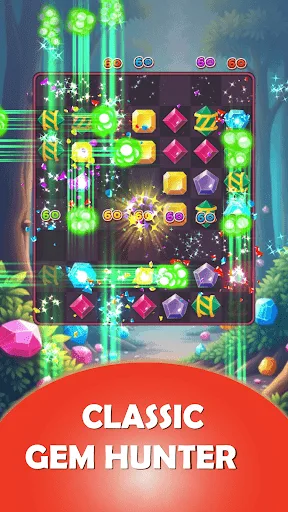 Gem Forest: Gem Hunter Match 3 screenshot 1