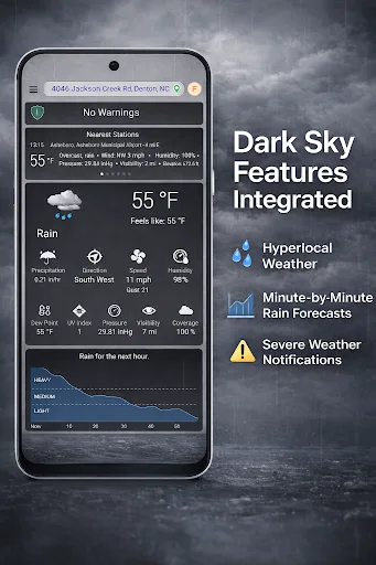 Dark Sky Tech & Hurricane Map screenshot 1