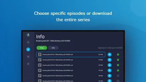 MediaGet for Android TV screenshot 3
