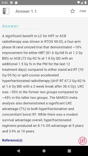 Radiation Oncology Q&A Review screenshot 5