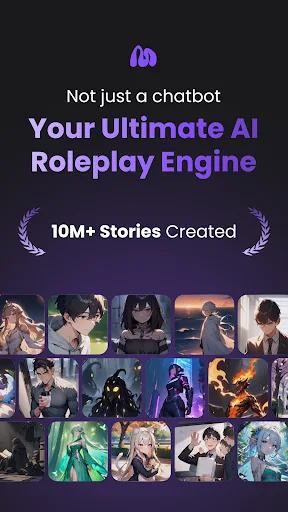 m.ai: Next level AI Roleplay screenshot 1