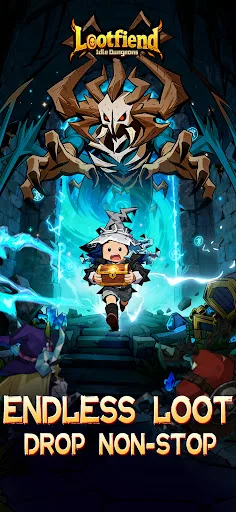Lootfiend: Idle Dungeons screenshot 1