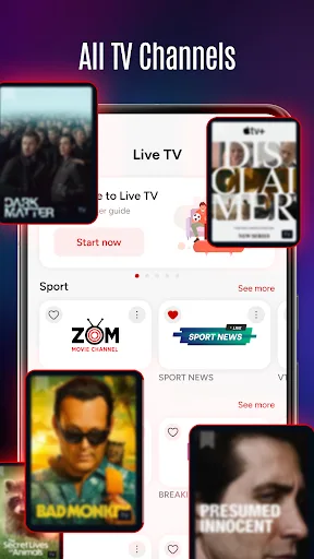 Live TV: Movies and TV Shows screenshot 1