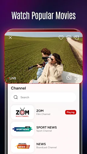 Live TV: Movies and TV Shows screenshot 2