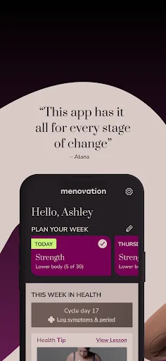 Menovation: Women Fitness 40+ screenshot 5