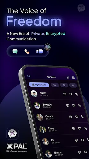 xPal Ultra Secure Messenger screenshot 1