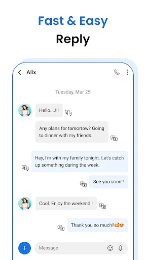 Messages - sms text message screenshot 2