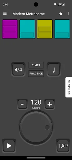 Modern Metronome screenshot 1