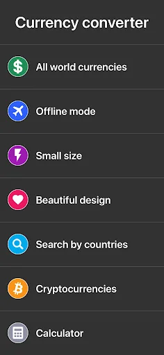 Currency converter offline screenshot 1