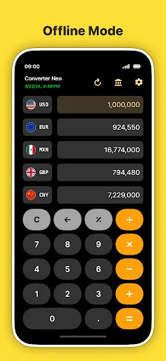 Currency Converter Neo Offline screenshot 1