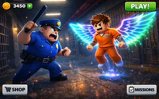 Obby Prison Escape: Obby Run screenshot 3