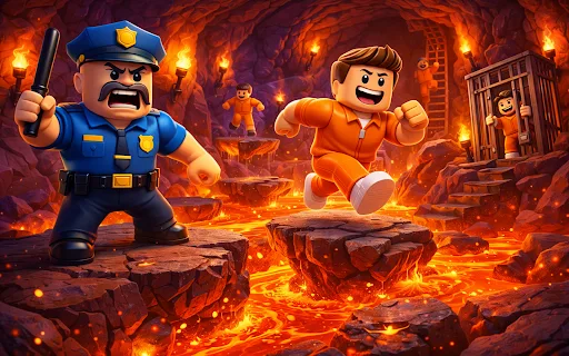 Obby Prison Escape: Obby Run screenshot 4