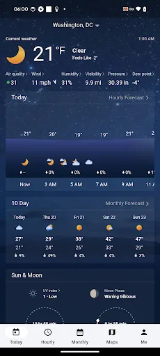 MSN Weather - Forecast & Maps screenshot 1