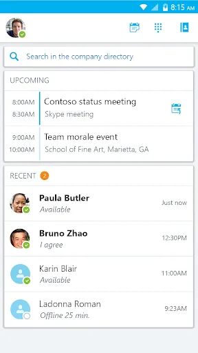 Skype for Business for Android screenshot 4