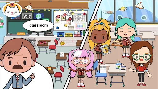 Miga Town: My School screenshot 2