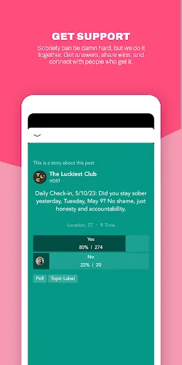 TLC: Sobriety Support screenshot 4