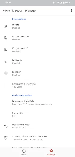 MikroTik Beacon Manager screenshot 2