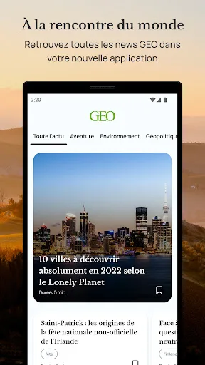 GEO screenshot 1